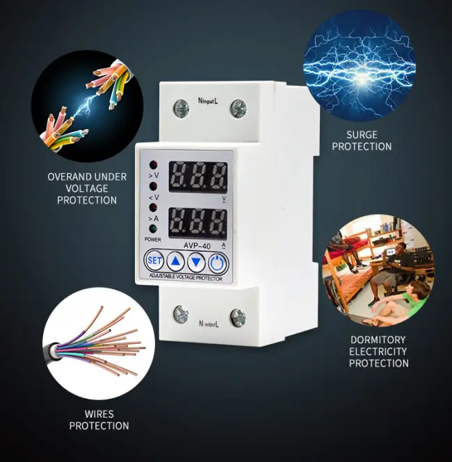 Voltage Protector SP1 LED Display - Improve Electrical Safety