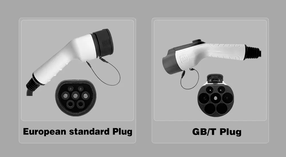 Type 2 to GBT Charging Cable - Two-way Conversion Head