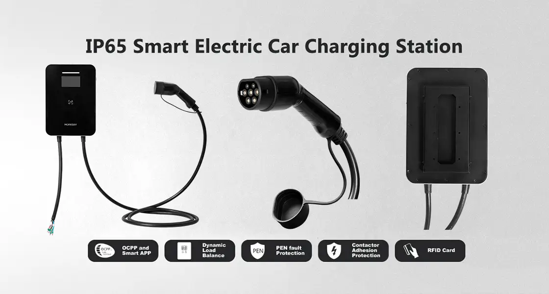 MOREDAY IP65 Smart Electric Car Charging Station Features