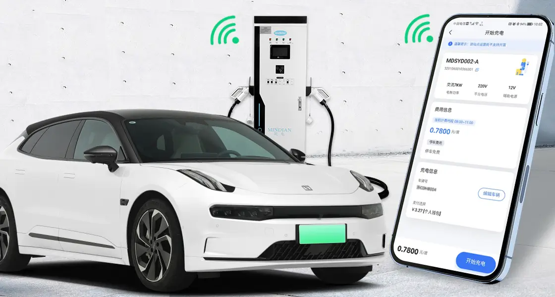 MOREDAY 60KW/80KW DC Charging Station Connected to App