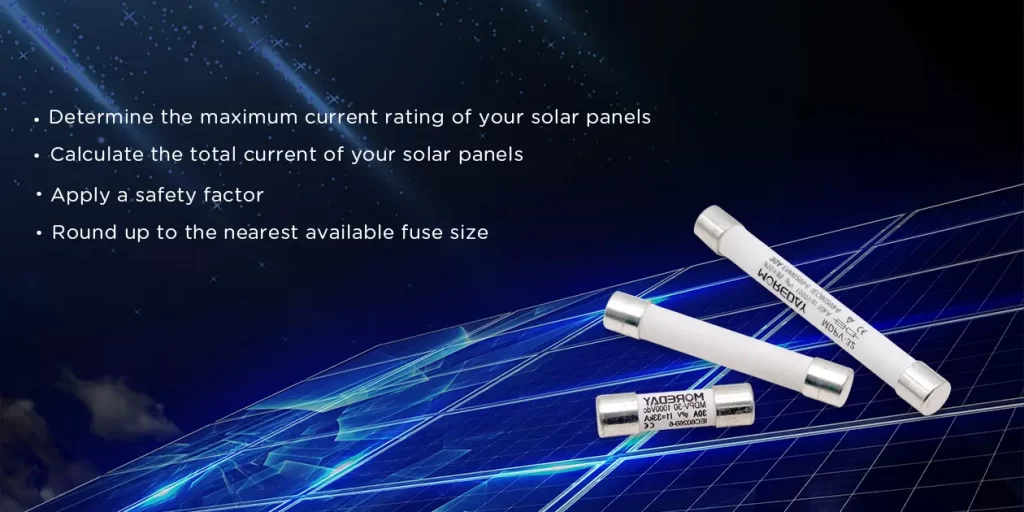 How to Size a Solar Fuse